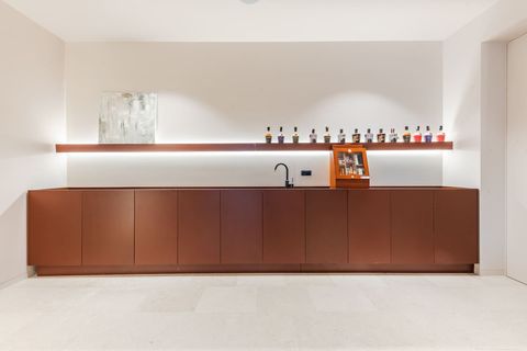 Bar in the living room