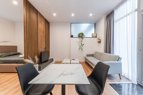 Living room and dining area