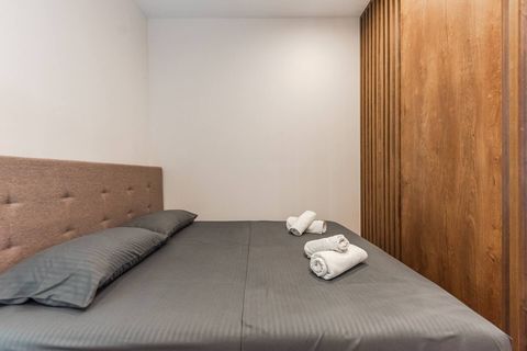 Bedroom with a double bed