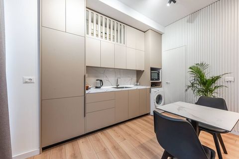 Fully-equipped kitchen and dining area