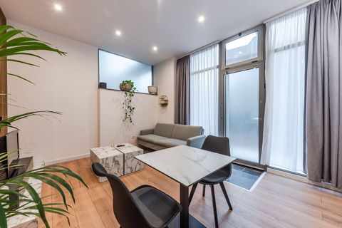 Living room and dining area