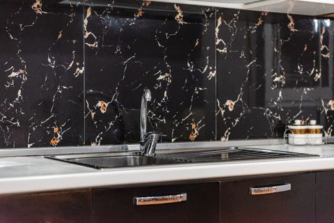 Fully-equipped kitchen details