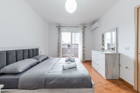 Bedroom 1 with a double bed