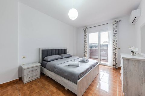 Bedroom 1 with a double bed