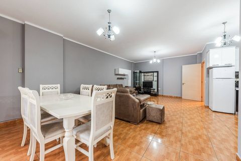 Dining area and living room