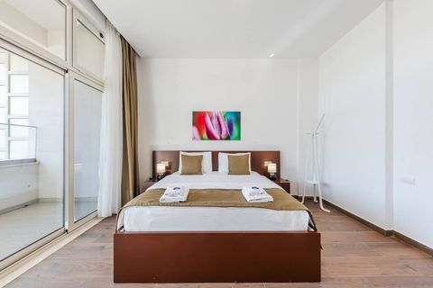 Bedroom 1 with a double bed