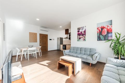 Living room and dining area