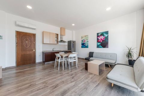 Living room and dining area