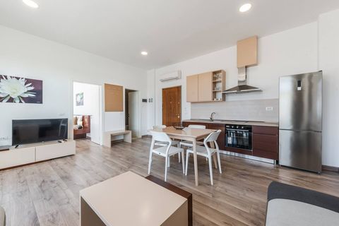 Dining area and living room