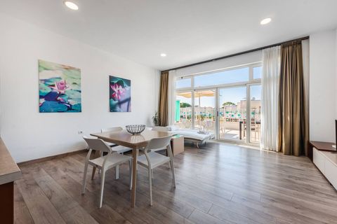 Living room and dining area