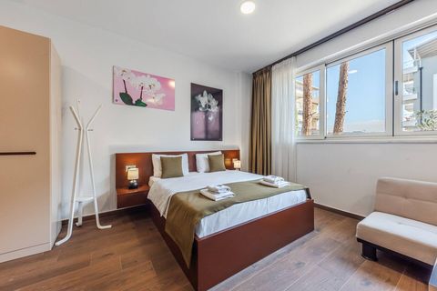 Living room and bedroom of the studio