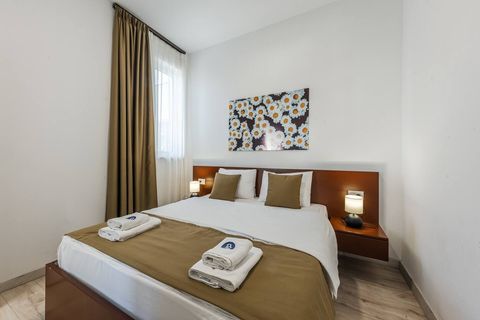 Bedroom with a double bed