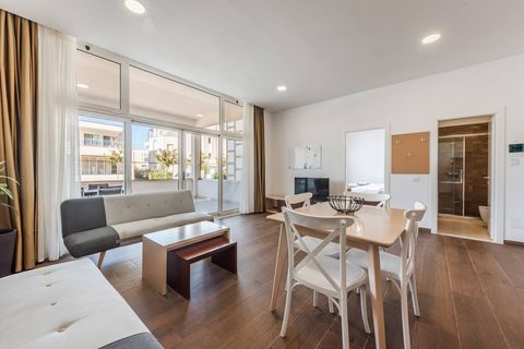 Living room and dining area