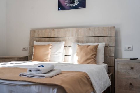 Bedroom with a double bed