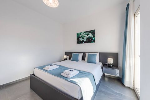 Bedroom 1 with a double bed