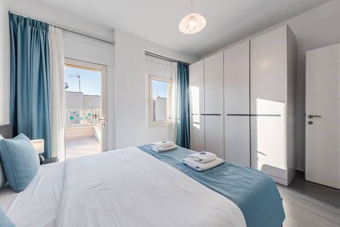 Bedroom 1 with a double bed