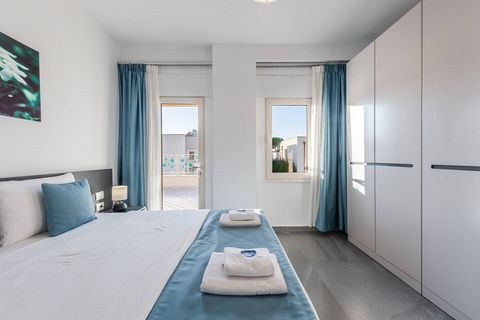 Bedroom 1 with a double bed