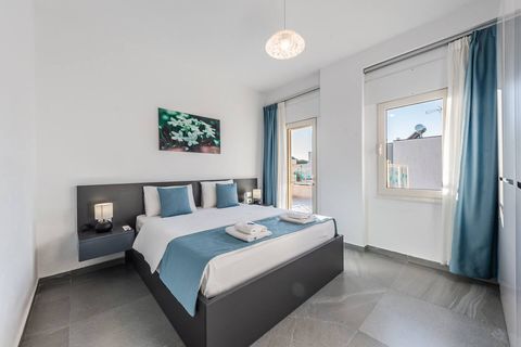 Bedroom 1 with a double bed