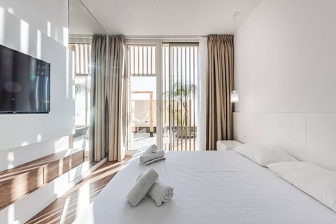 Bedroom 1 with double bed