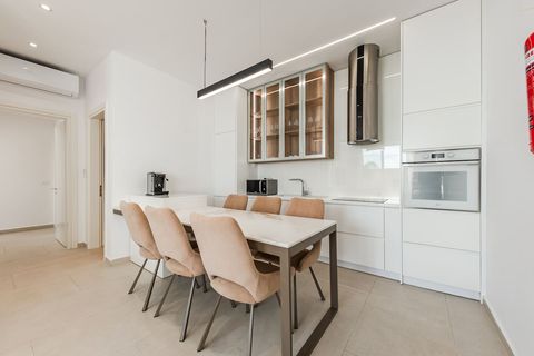 Fully-equipped kitchen and dining area