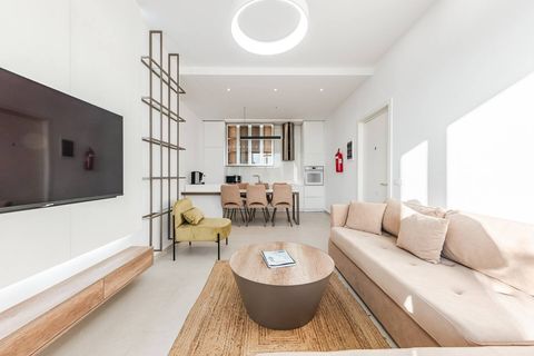 Living room and dining area