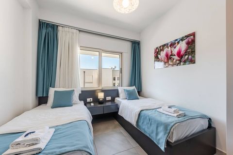 Bedroom 2 with two single beds