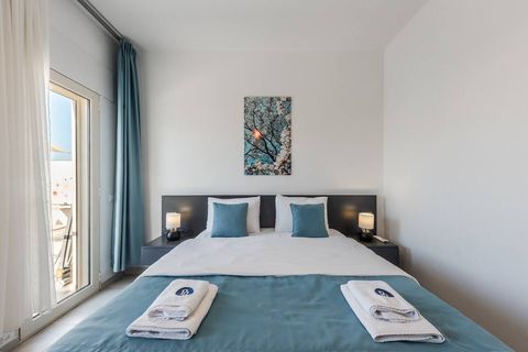 Bedroom 1 with a double bed