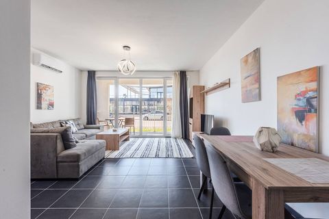 Living room and dining area