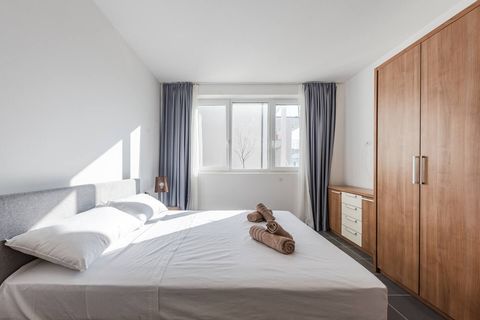 Bedroom with a double bed