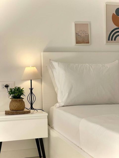 Bedroom with a double bed