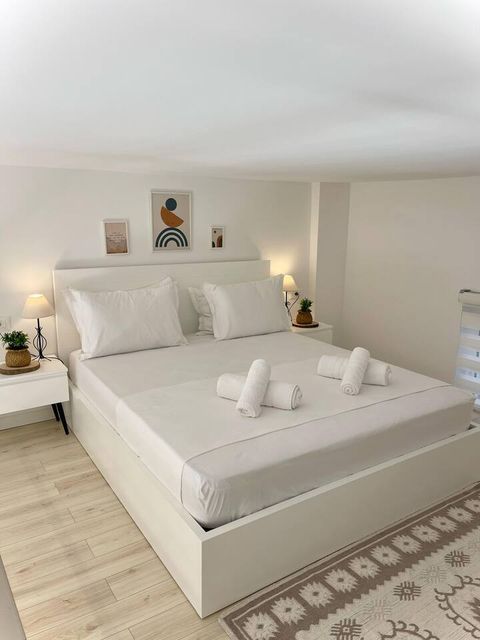 Bedroom with a double bed