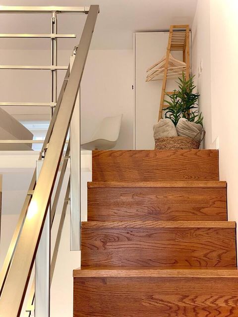 Stairs to the bedroom