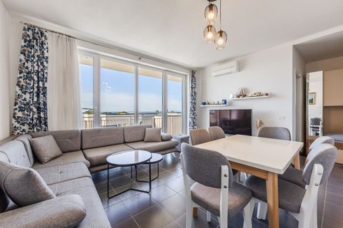 Living room and dining area