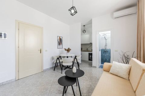 Living room and dining area