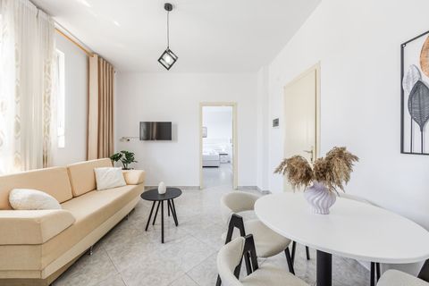 Living room and dining area