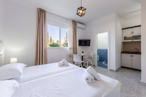 Bedroom with a double bed