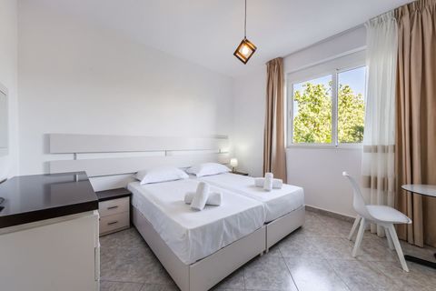 Bedroom with a double bed