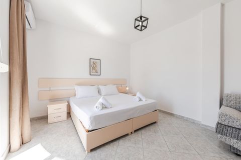 Bedroom with a double bed