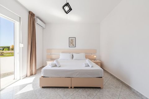 Bedroom with a double bed