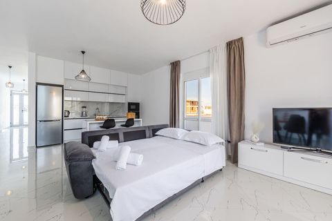 Living room with sofa bed