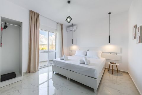 Bedroom with one double bed