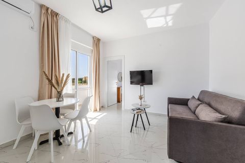 Dining area and living room