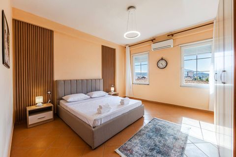 Bedroom 1 with a double bed