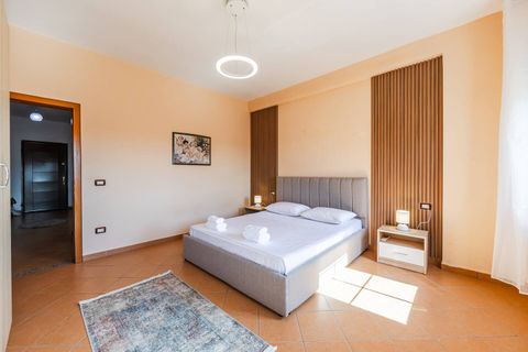 Bedroom 1 with a double bed