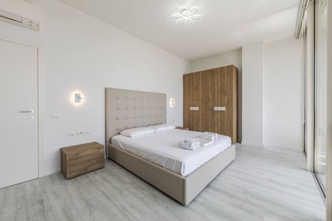 Bedroom 1 with a double bed (first floor)