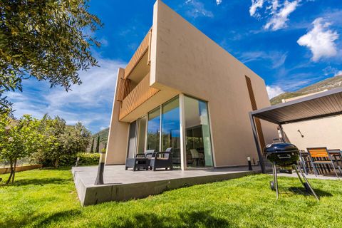 View of the villa (Drone shot)