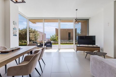 Living room and dining area
