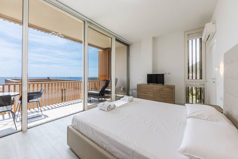 Bedroom 1 with a double bed (first floor)