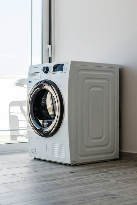 Washer in the hallway