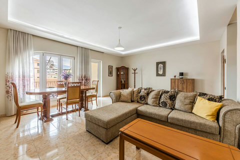 Living room and dining area